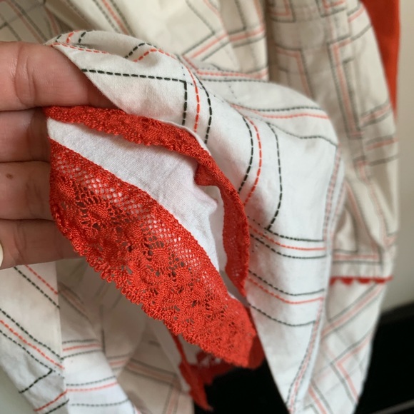 Floreat Anthropologie Orange Sun Dress Size 4 - Picture 7 of 8